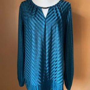 Apt 9 Long-Sleeved Tunic Style Blouse (Size XXL)